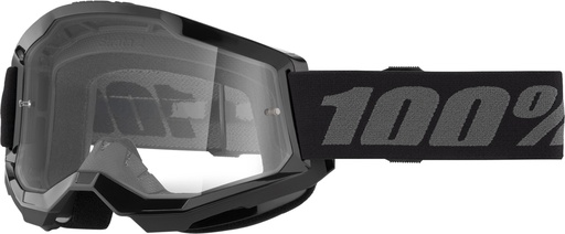 [625003100007] Goggle Strata 2 Junior Black - Clear Lens