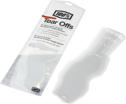 [625908400001] RC2/AC2/ST2 Standard Tear-Offs 20 PK