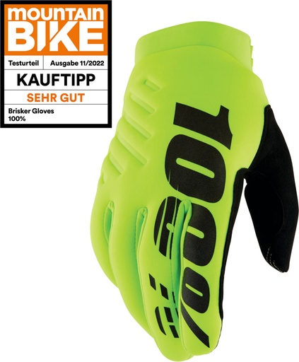 Brisker Gloves Fluo Yellow