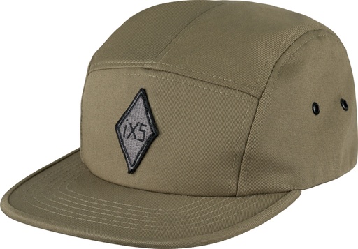 [5104012172OS] Rhombus 5 panel cap olive