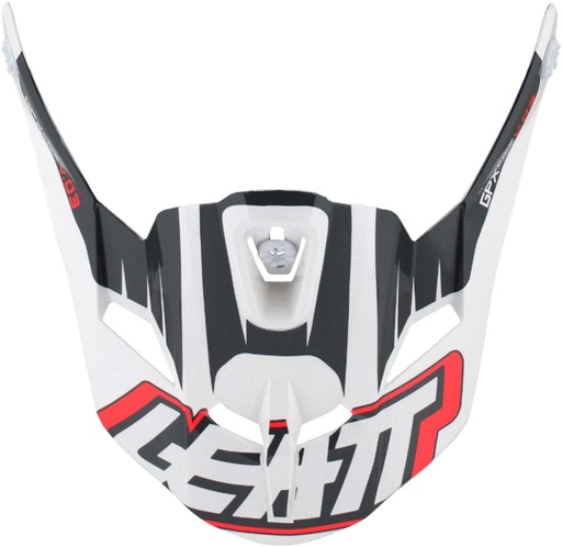 [884015200127] Helmet shield black-white-red
