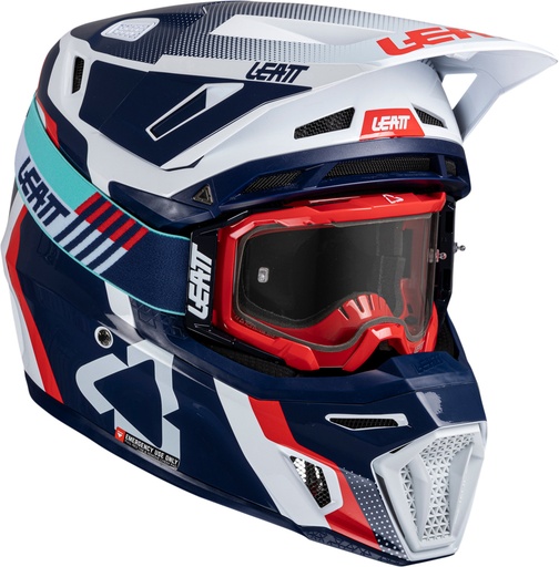 Helmet Kit Moto 8.5 V25 royal blue-red-white