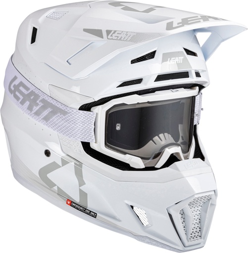 Helmet Kit Moto 7.5 V25 white-grey