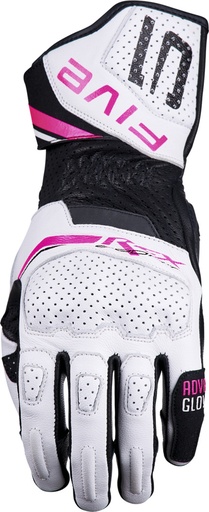 Gloves RFX Sport Evo Woman white-black-fluopink