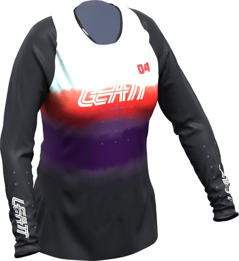 Jersey Moto 4.5 Lite Women V25 sunburn black-white-red