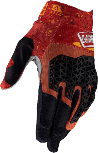 Glove Moto 4.5 Lite V25 burn orange-black-white