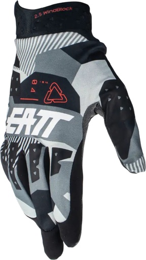 Glove Moto 2.5 Windblock gray-black-white