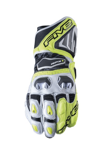 Gloves RFX1 white-fluo yellow