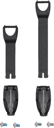 [F4642LEV5000] Buckles Kit Touring Line - black