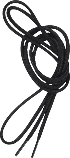 [464LAC15001N] Waxed lace 150 cm black