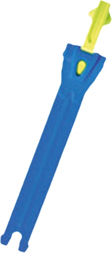 [F464TBA284GN] Ratchet Alu 15 cm blue-fluo yellow