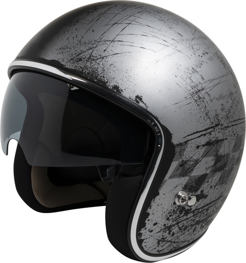 [X10064M93XS0] Jet Helmet iXS77 2.5 matt silver-black