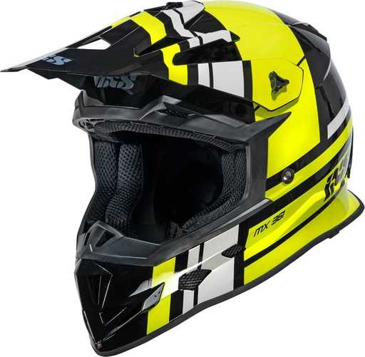Motocross Helmet iXS361 2.3 black-yellow-grey