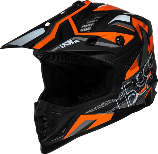 Cross Helmet iXS363 2.0 black matt-orange-anthracite