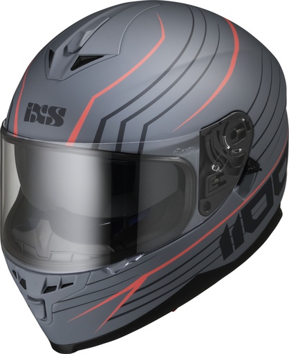 Full Face Helmet iXS1100 2.1 grey-red matt