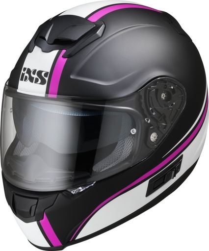 Full Face Helmet iXS215 2.1 black-matte-white-pink