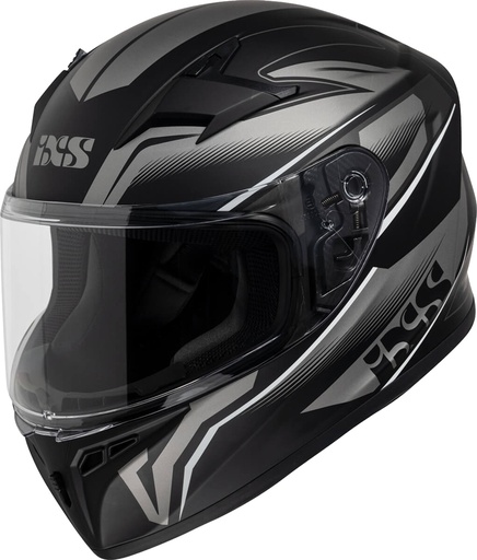 Full face helmet iXS136 2.0 Kids matt black-grey