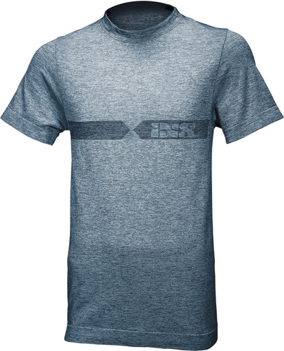 Functional Shirt Melange white-blue