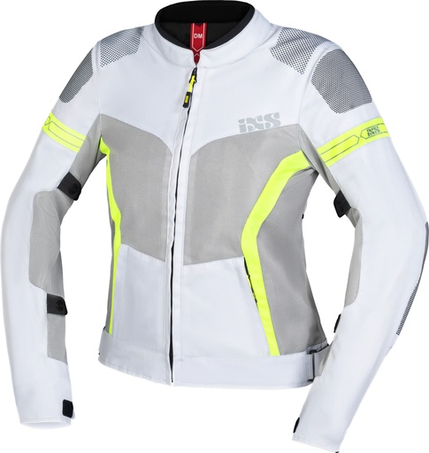 Sports women's jacket Trigonis-Air light grey-grey-neon yellow