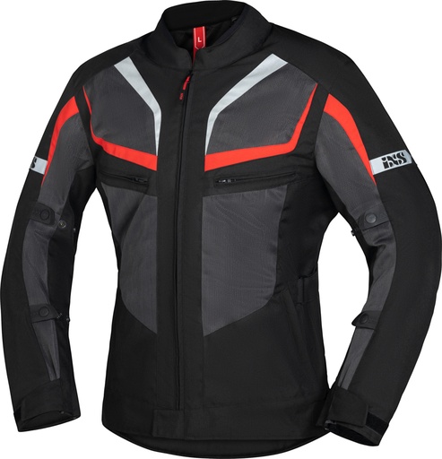 Tour jacket Gerona-Air 1.0 black-grey-red