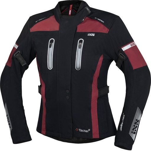 [X55045322DM0] Tour women's Jacket Pacora-ST black-bordeaux