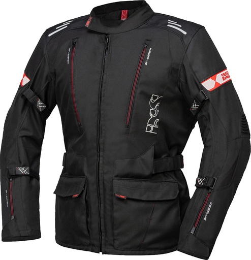 Tour jacket Lorin-ST black-red