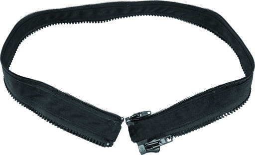 Connecting zipper intermediate part Nori black