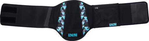 Women's kidney belt Shaped black-turquoise