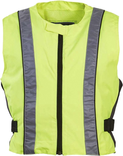 Casual vest Taslan yellow fluo