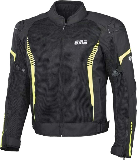 Germas jacket Samu Mesh black-yellow