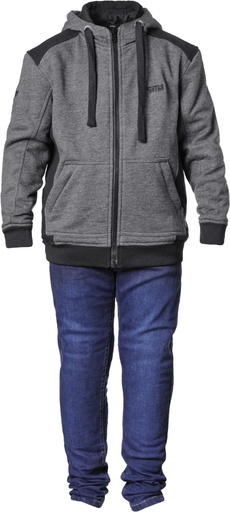 Hoodie Grizzly Junior black-anthracite